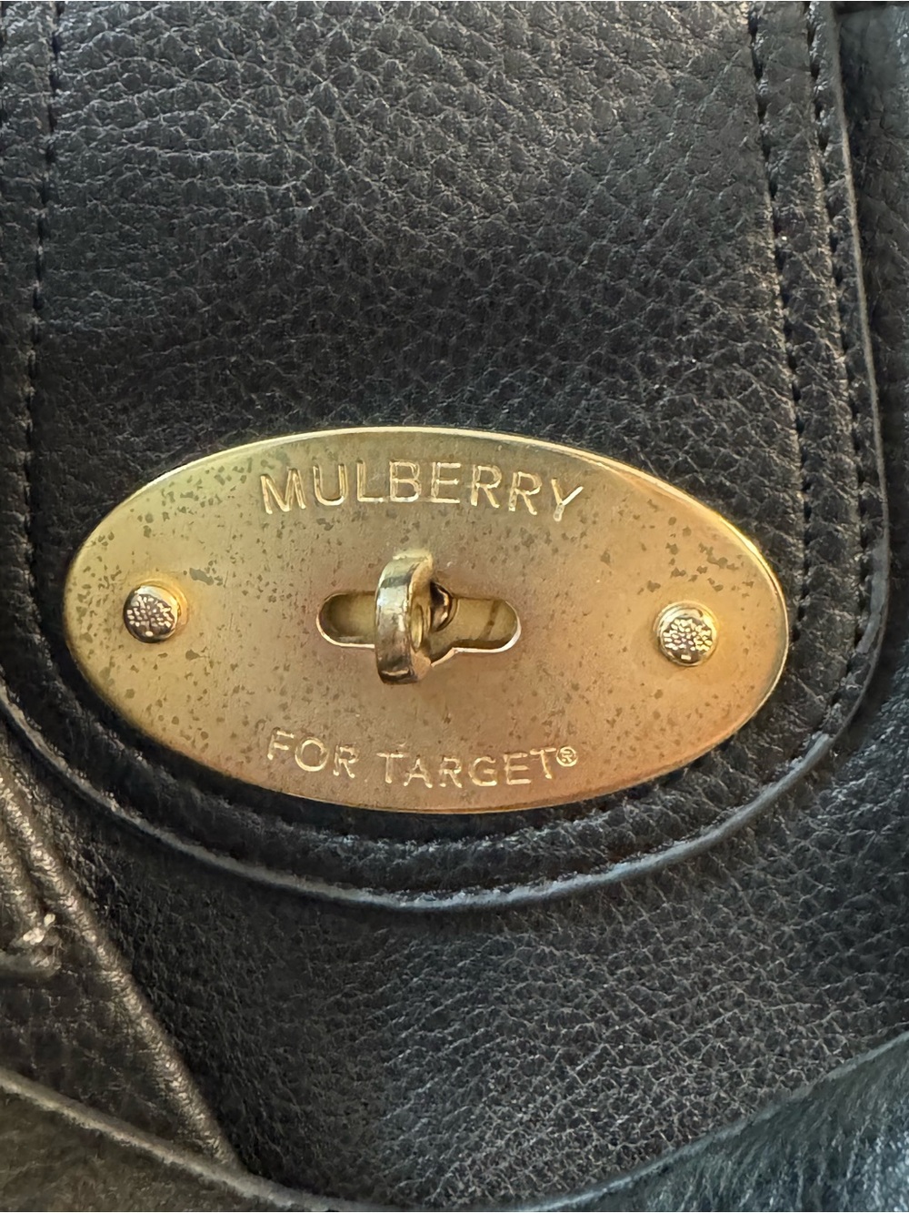 Mulberry for Target Black Satchel/tote - Picture 3 of 13